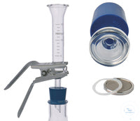 Microanalysis set glass with support scr