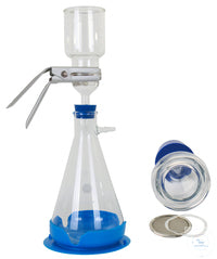 Glass filtration set with support screen VF7