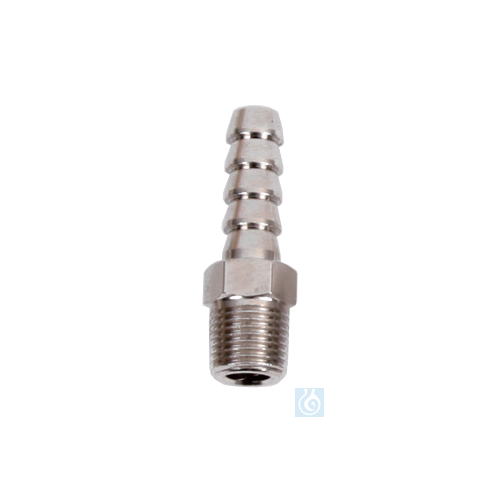 Hose barb,1/8 PT, 1/4 inch, 6 mm