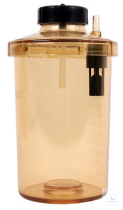 PES waste bottle 1200ml graduated, with