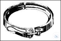Flat flange quick release clamp DN 150