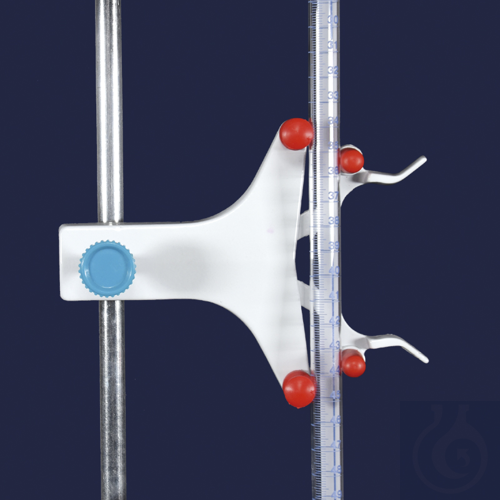 burette clamp - for 1 burette - steel