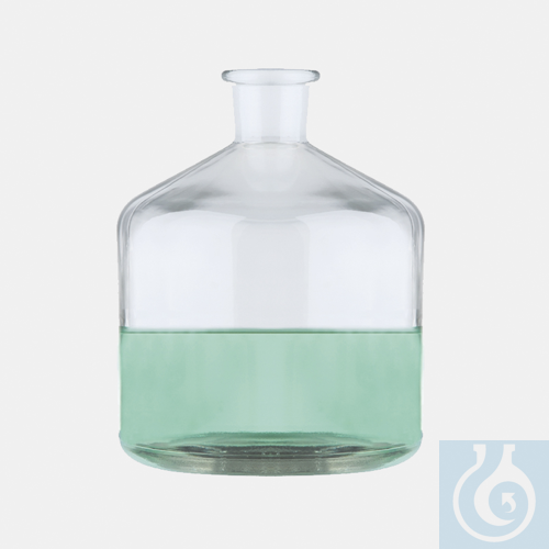 burette bottle - glass - amber - 2000 ml
