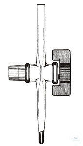 Stopcock for burettes 50 ml hollow