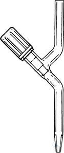 Needle valve stopcock ''Economy'' f. buret