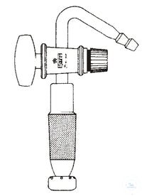 Stopcock for dessicator lids