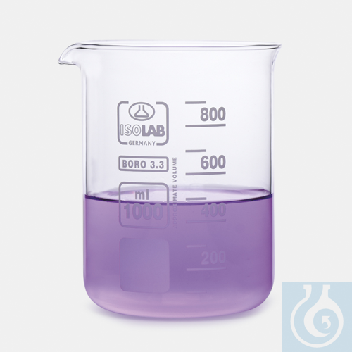 beaker - low form - glass - 50 ml