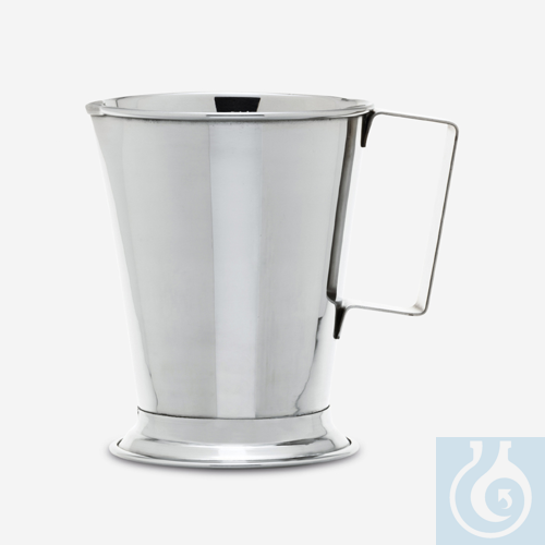 beaker - with handle - stainless steel - 1000 ml