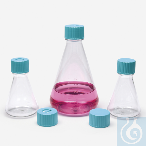 erlenmeyer - PET - 1000 ml - with plug cap