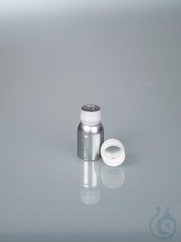 Aluminium bottle, UN, AL 99.5, 38 ml w/ cap