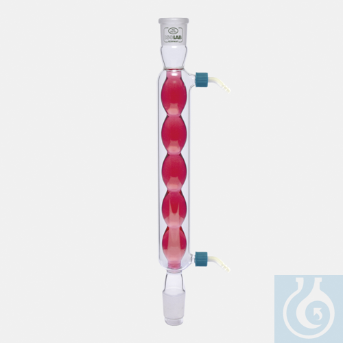 condenser - allihn - 160 mm - Socket : NS 14/23 - Cone : NS 14/23 - P.P side arm