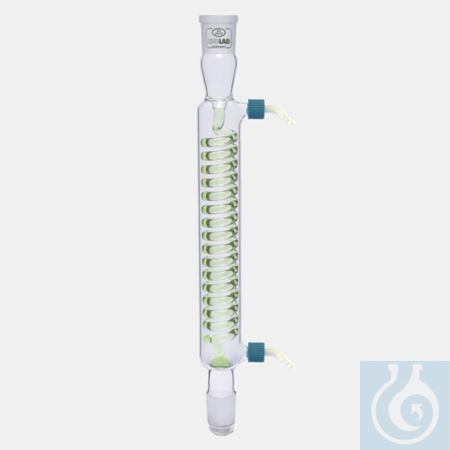 condenser - spiral - 400 mm - Socket : NS 29/32 - Cone : NS 29/32 - P.P side arm