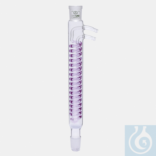 condenser - dimroth - 250 mm - Socket : NS 14/23 - Cone : NS 14/23 - glass side