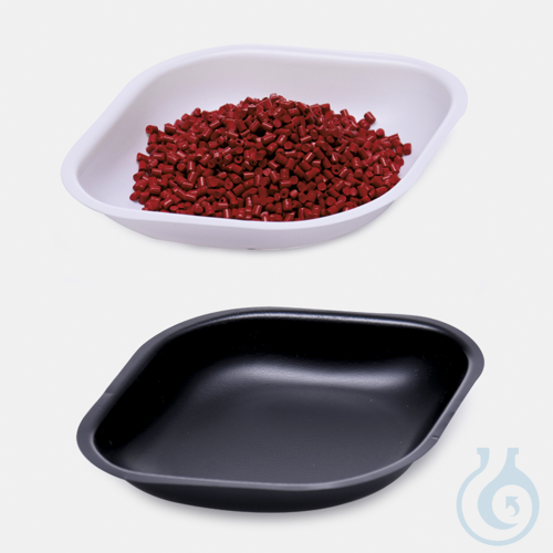 weighing dishes (boats) - P.S - diamond form - black - gamma sterile - 30 ml