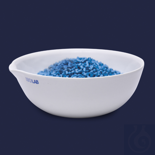evaporating dish - porcelain - round base - 60 mm