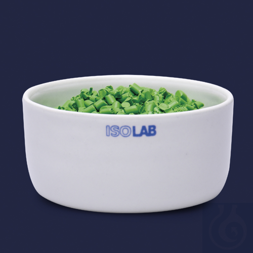 incinerating dish - porcelain - cylindrical - 60 mm dia.