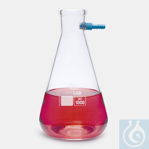 filter flask - glass - P.P side arm - 250ml