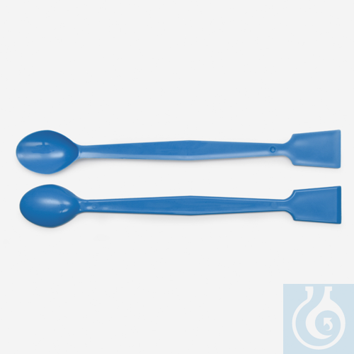 spatula - macro spoon - P.P - 35 degree flat end - 180 mm - sterile