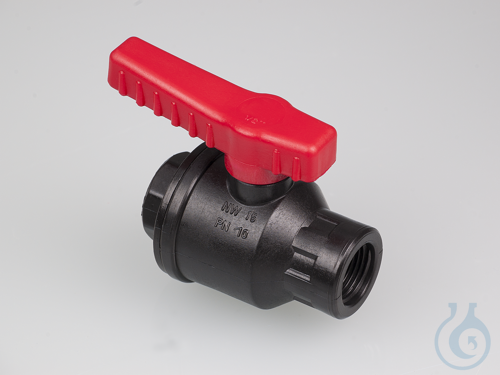 Ball valve PP, 1/2'' inner - 1/2'' inner, NW 15 mm