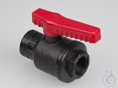 Ball valve PP, 3/4''inner - 3/4''inner, NW 20 mm