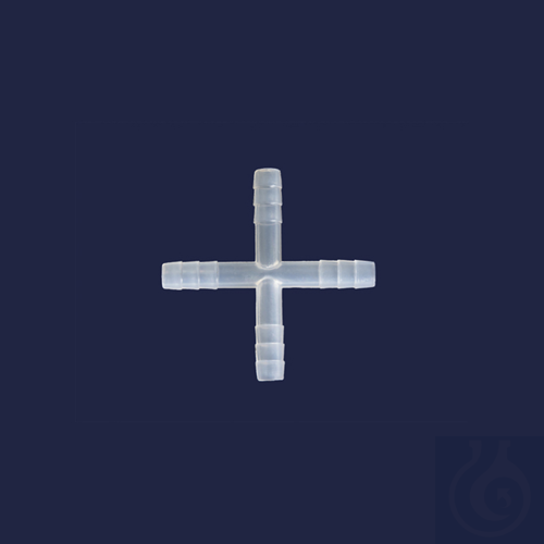 tubing connector - X form - 8 mm diameter