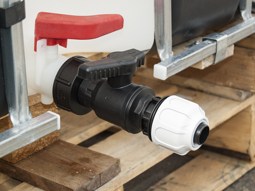 IBC discharge valve w/ hose screw conn. - S60x6/1''