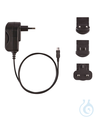 Plug-in mains adapter, 5 VDC 500 mA,, with European adapter