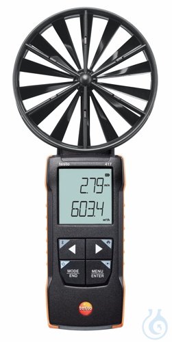 testo 417 - Digital 100 mm vane ,, anemometer with App connection