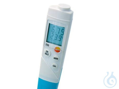 testo 206-pH2 starter set, semi-solid, media, pH/temperature measuring instrume