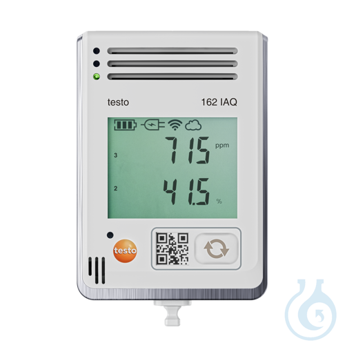 testo 162 IAQ - Online data logger with, display and integrated sensors for temp