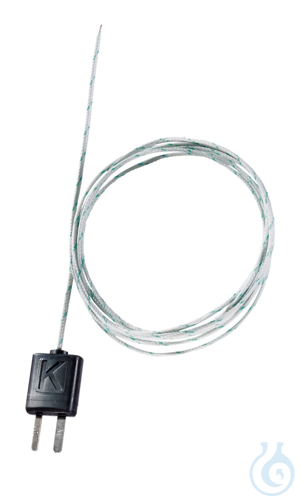 Flexible thermoelectric couple, TC type, K temperature sensor,glass fibre