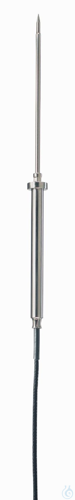 Stainless steel food probe, TC type T,, with FEP cable