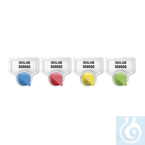 security seal - for wide neck bottles - red colour