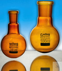 Round bottom flask 2000 ml ST 29/32 amber stained