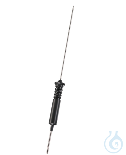 Immersion/penetration probe, TC type K,, robus, waterproof, metal protective tub