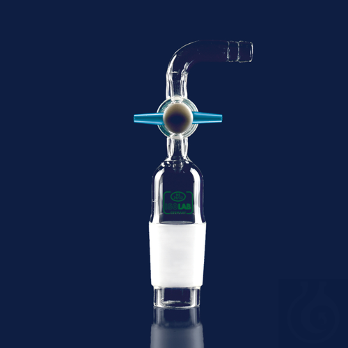 adapters - with nozzle - bend - with stopcock - cone : NS 29/32