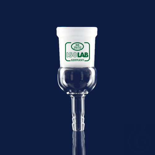 adapters - with nozzle - straight - without stopcock - socket : NS 14/23