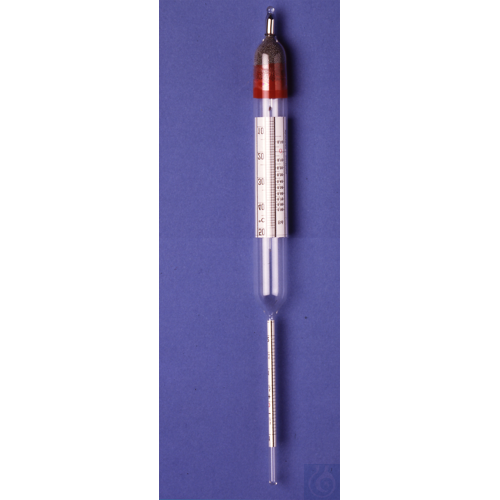 Hydrometer 1 - 0 + 2 with WG-therm.+10+50°C