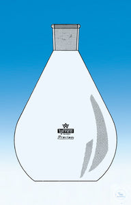 Evaporating flask 25 ml ST 19/26 flat bottom