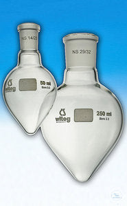 Flask pear shaped 25 ml ST 14/23 Economy