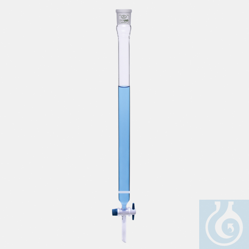 chromotography column - with frit - 200 mm - dia.15 mm - Socket : NS 14/23