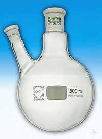 Round bottom flask 500 ml two necks CN ST 24/29 +