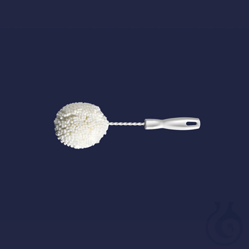 laboratory brush - non absorbent - round head - short