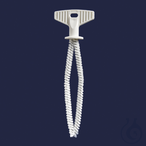 laboratory brush - non absorbent - flexible - for tubes