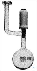 HV-collecting flasks, 100 ml, with high