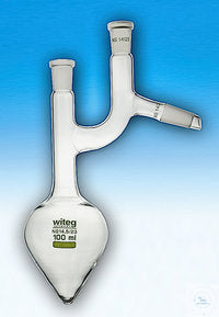Flasks, pear shaped, Claisen, 50 ml, CN