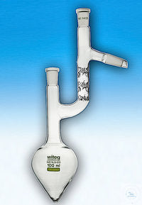 Flasks, pear shaped, Claisen-Vigreux, 2