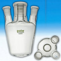 Sulfonation flasks, 500 ml, with 3 side
