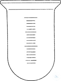 Reaction vessel 2000 ml DN 100 round