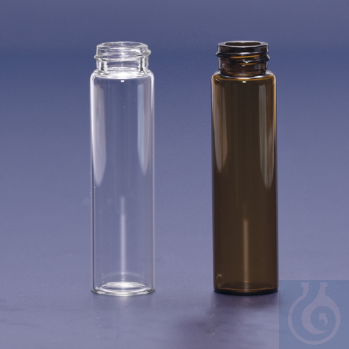 vial - screw cap - N20 - 22 ml - 22,7x86 mm - amber